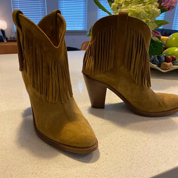Saint Laurent Western fringe boot - Picture 3 of 6